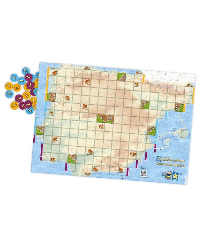 Iberisch Schiereiland Scenario Carcassonne